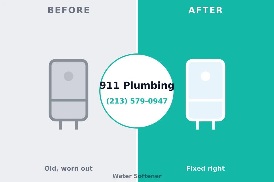 Before and after: plumbing repair Guttenberg, IA